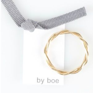 By Boe Twisted band ring - sz 7